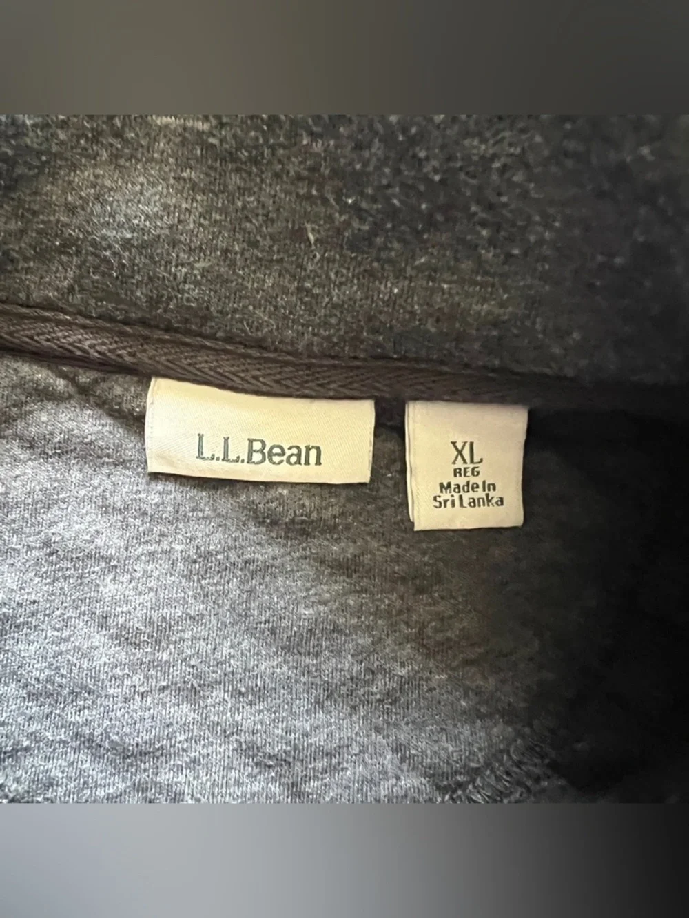 L.L. Bean Quarter Zip Sweater Outdoor Sporty Performance Athleisure Preppy Sz XL